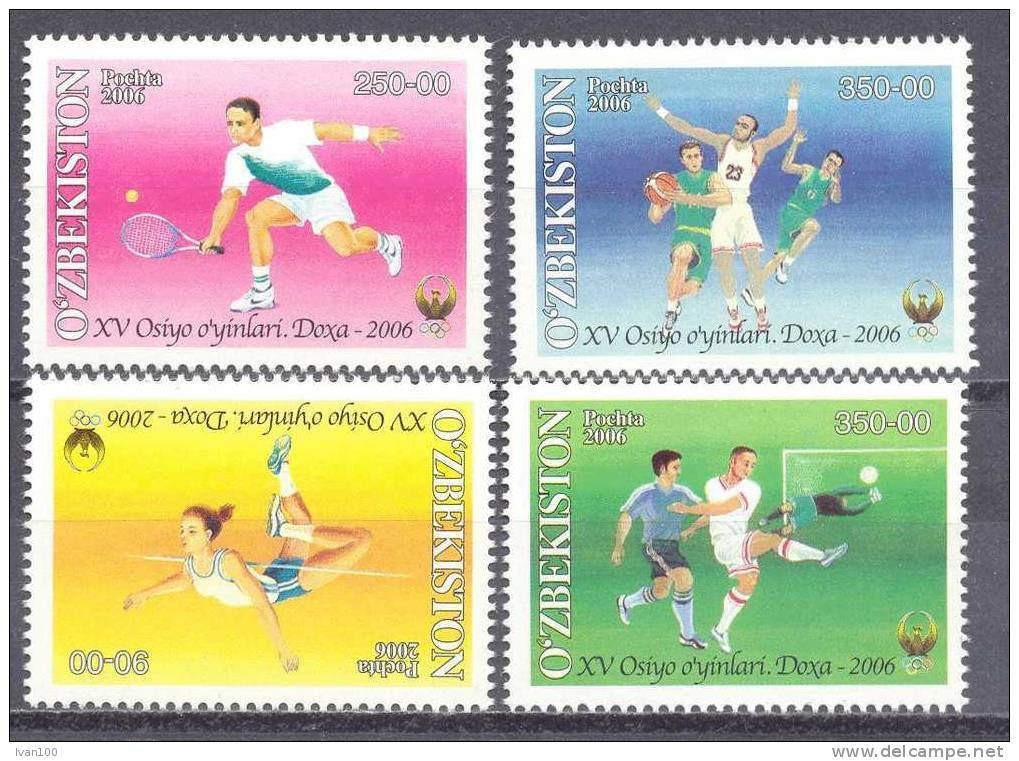 2006. Uzbekistan, Asian Sport Games, 4v, Mint/** - Uzbekistán