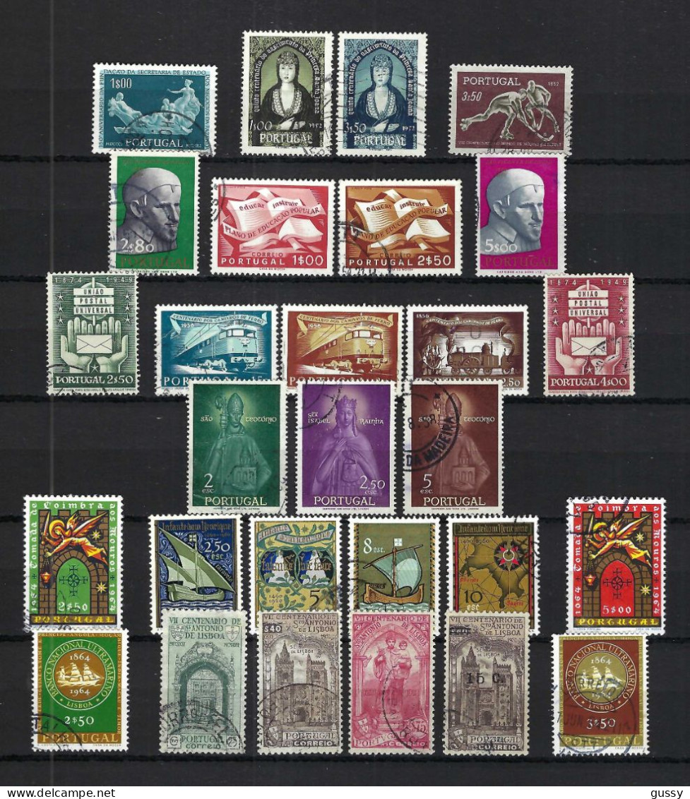 PORTUGAL 1931-64: Lot D' Obl. - Usado