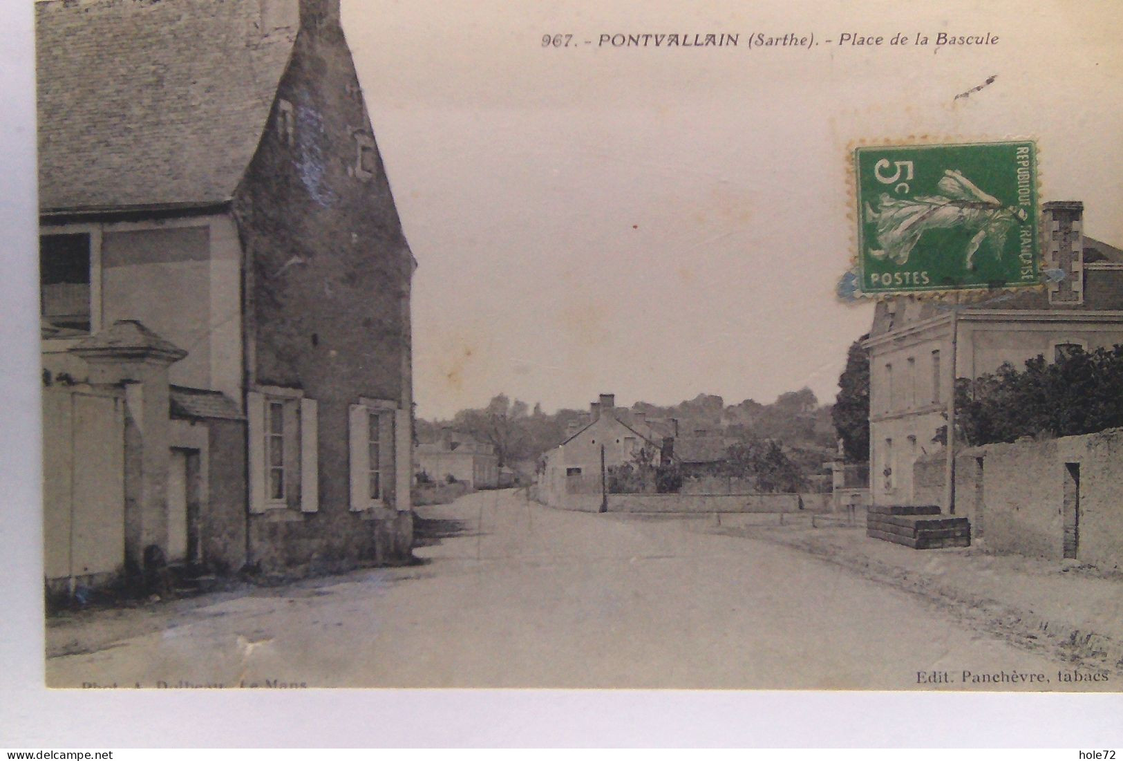 72 - Pontvallain (Sarthe) - Place De La Bascule - Pontvallain