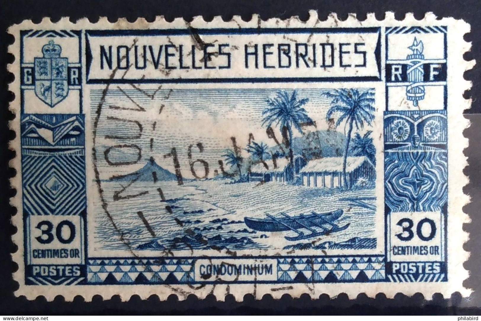 NOUVELLES HEBRIDES                      N° 105                      OBLITERE - Used Stamps