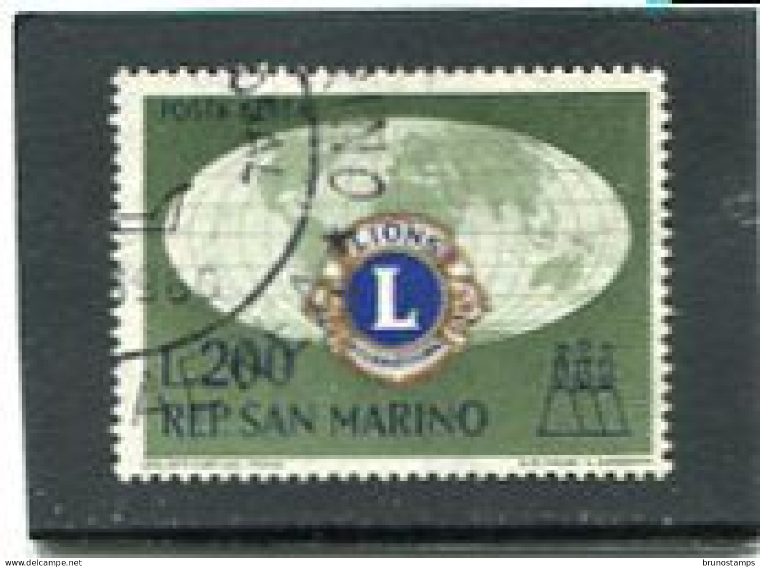 SAN MARINO - 1960  200 L  LYONS  FINE USED - Usados