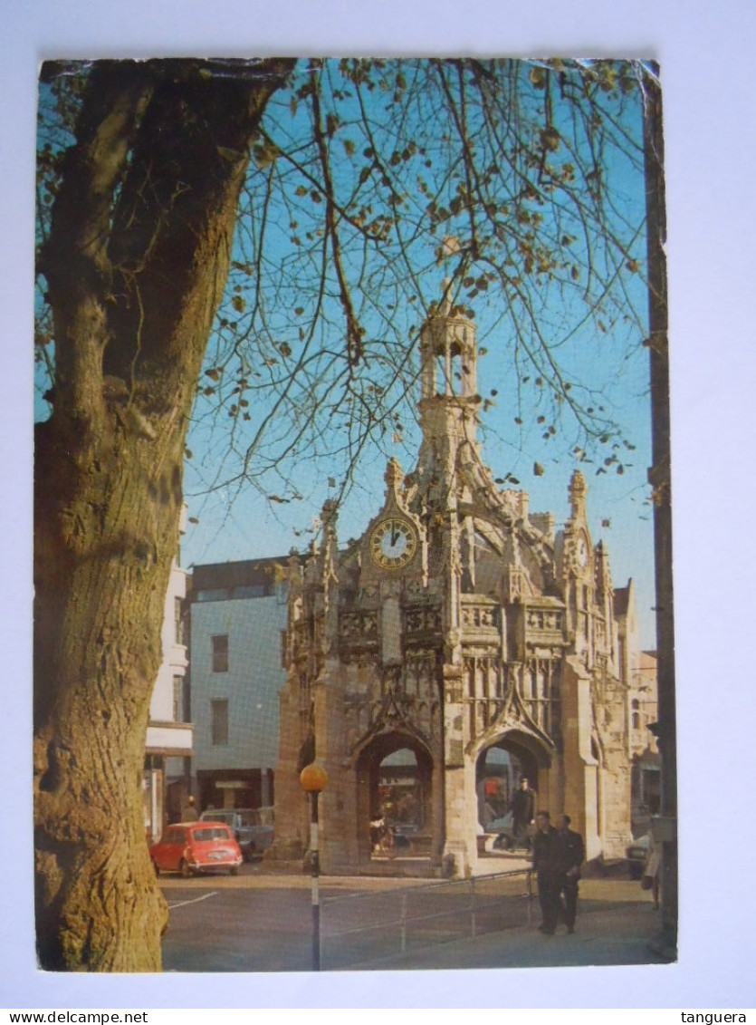 Cpsm 2188 Chichester The Market Cross Horloge Auto Mini Used 1978  - Chichester