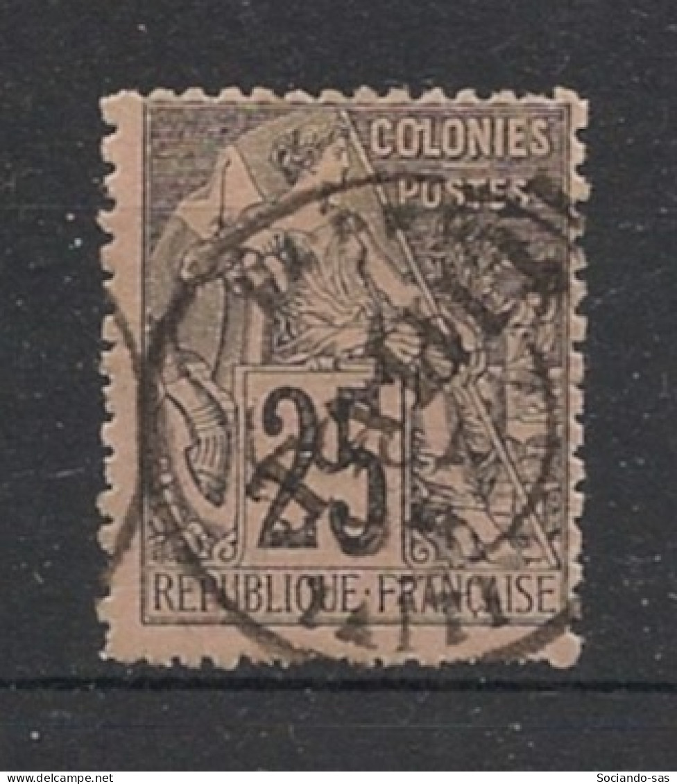 TAHITI - 1893 - N°YT. 15 - Type Alphée Dubois 25c Noir Sur Rose - Signé SCHELLER - Oblitéré / Used - Gebruikt