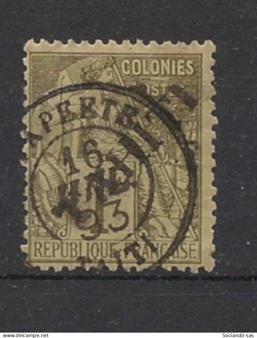 TAHITI - 1893 - N°YT. 18 - Type Alphée Dubois 1f Olive - Oblitéré / Used - Used Stamps