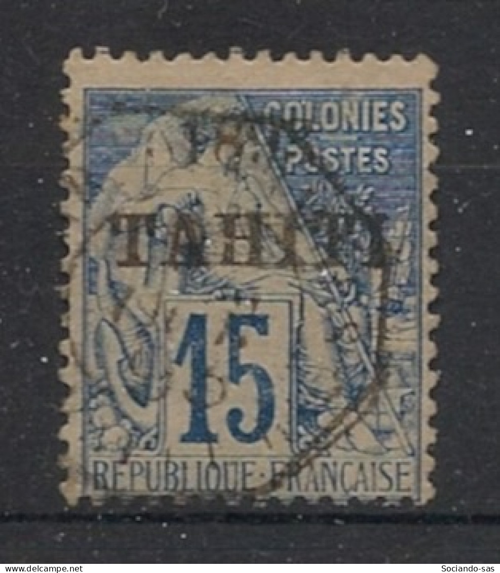 TAHITI - 1893 - N°YT. 24 - Type Alphée Dubois 15c Bleu - Oblitéré / Used - Oblitérés