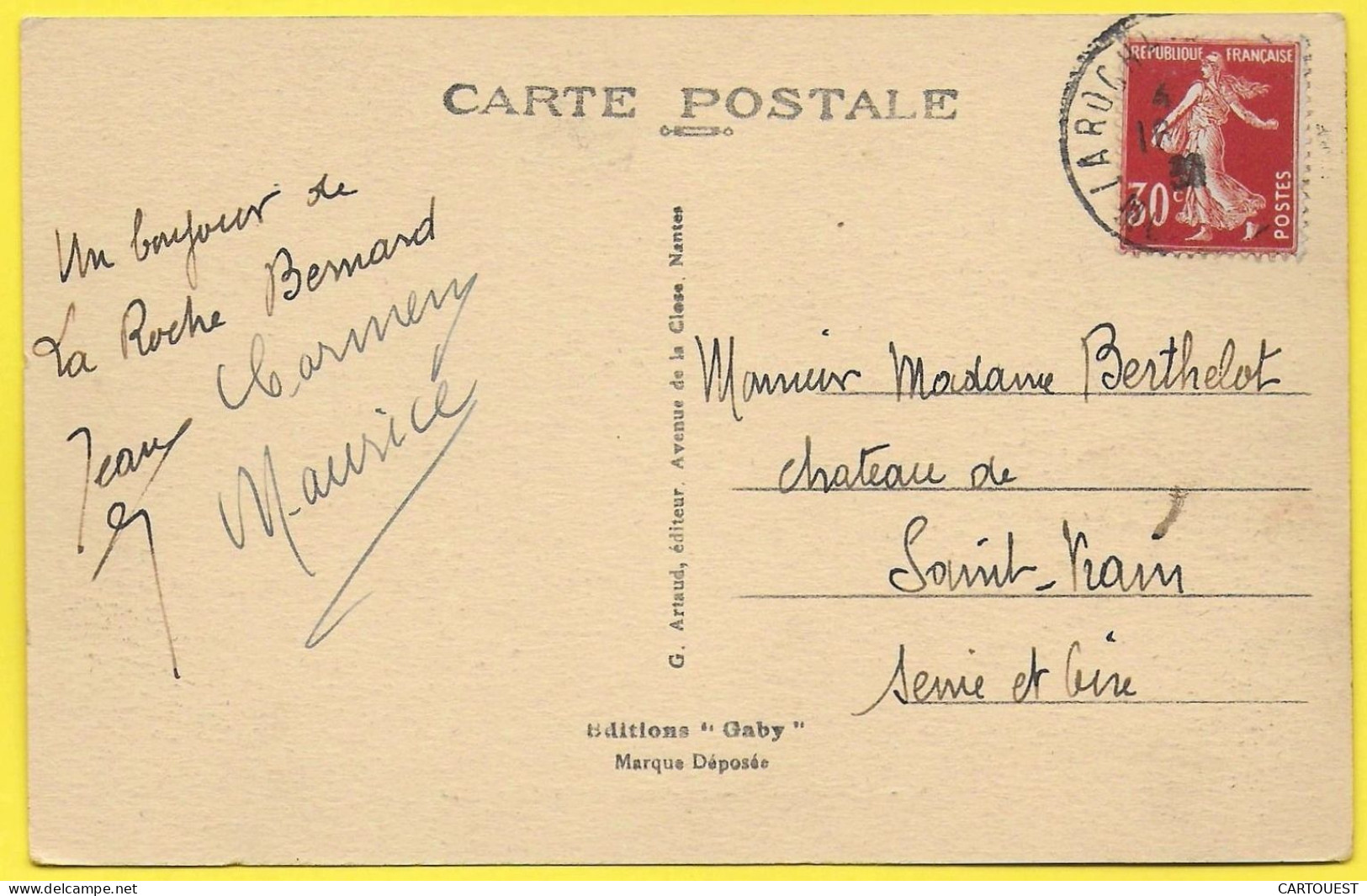 CPA Missillac Chateau De La Bretesche 1936 - Missillac