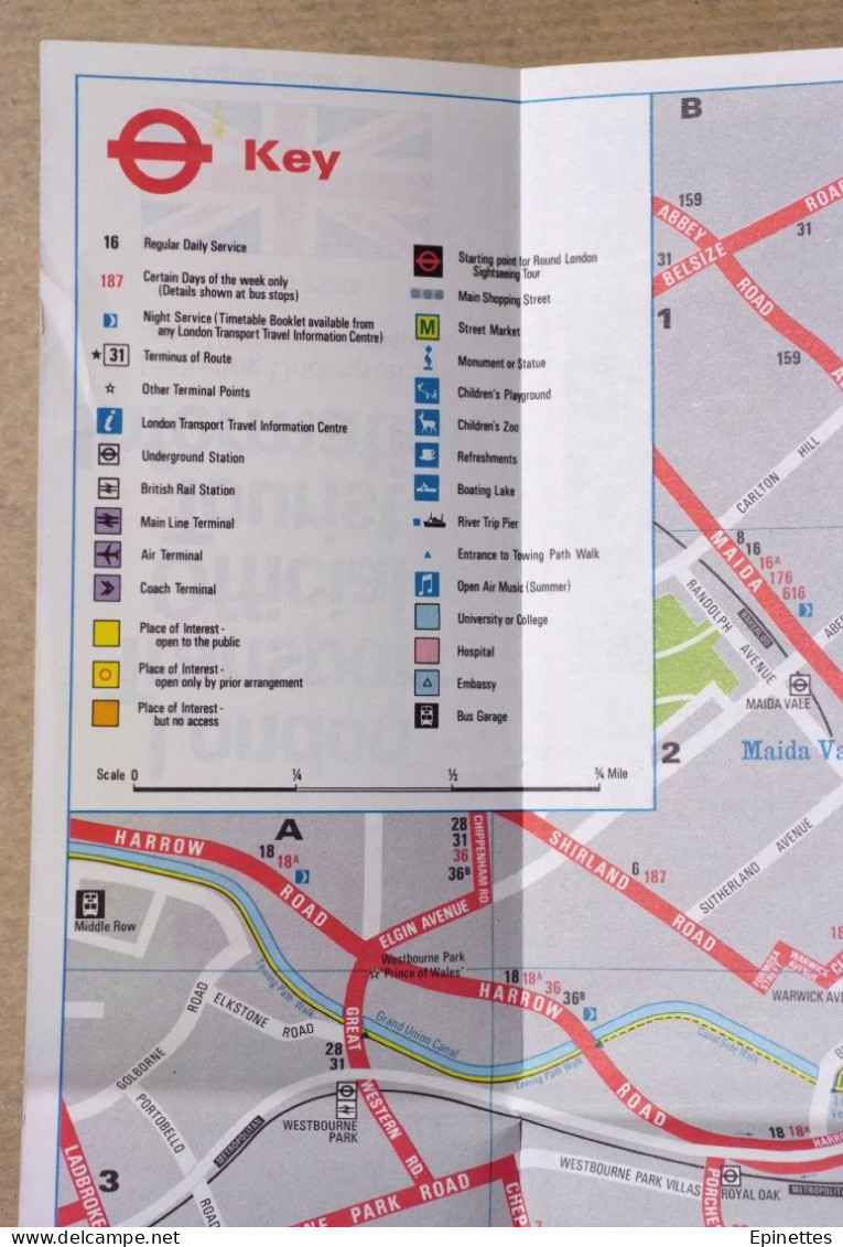 Plan Dépliant, Infos Touristiques Londres 1979 - London Transport Official Tourist Information - Europa