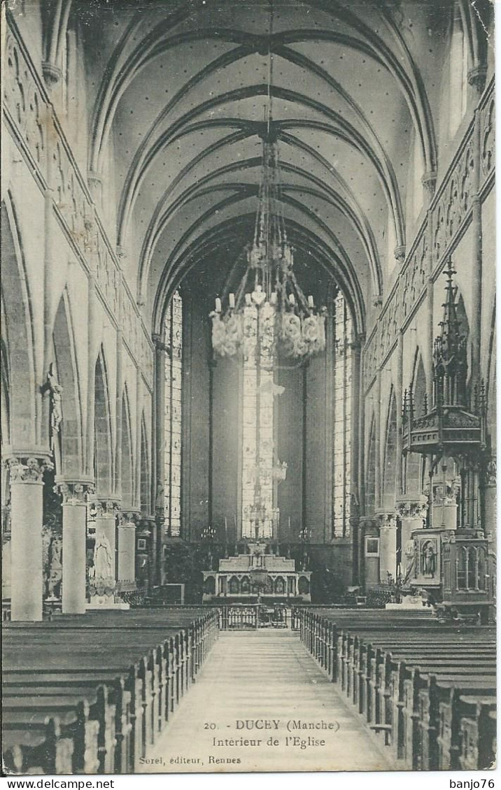 Ducey (50) - Intérieur De L'Eglise - Ducey