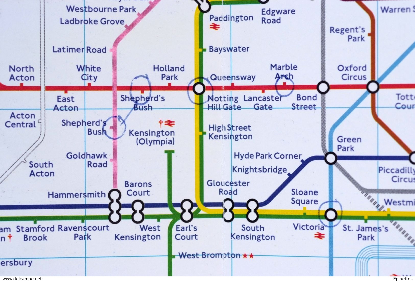 Petit Plan Dépliant, Métro De Londres 1996 - London Tube Map, Underground, London Transport - Europe