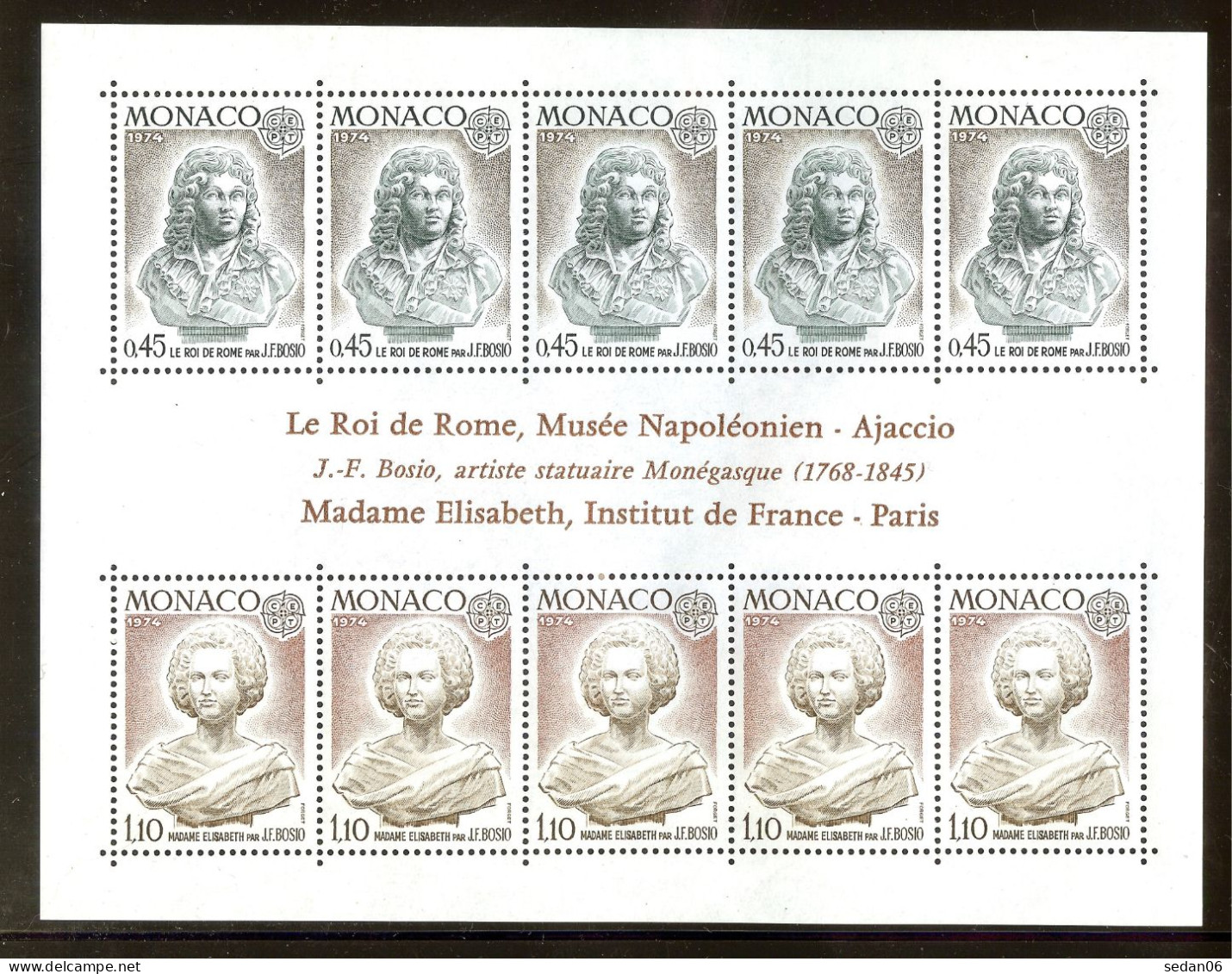 MONACO BF N°9** (Europa 1974) - COTE 55.00 € - 1974