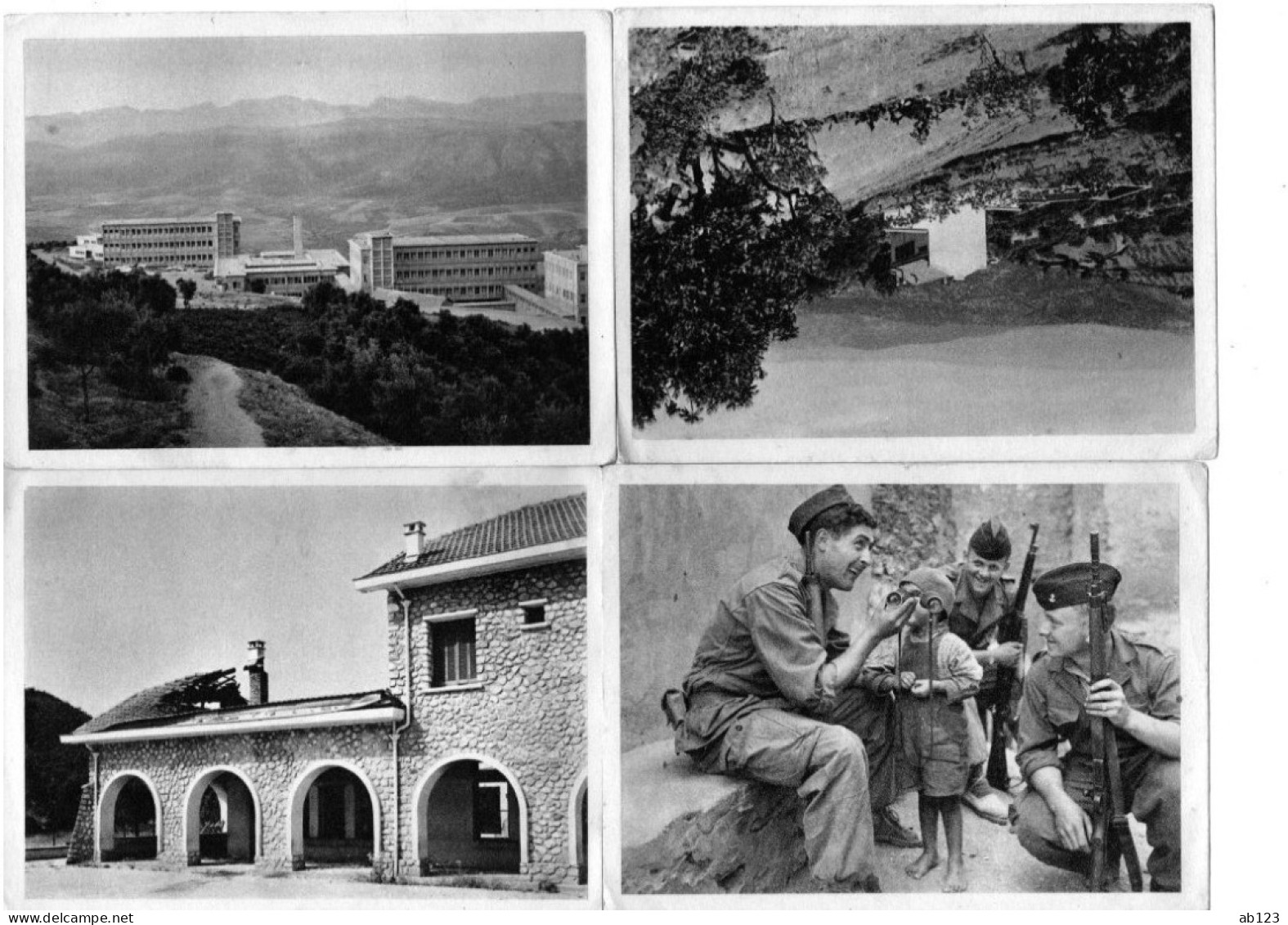 Lot De 11 Cartes De La Série Aide Aux Enfants Algérie Oran, Tizi Ouzou, Constantine, - Sammlungen & Sammellose