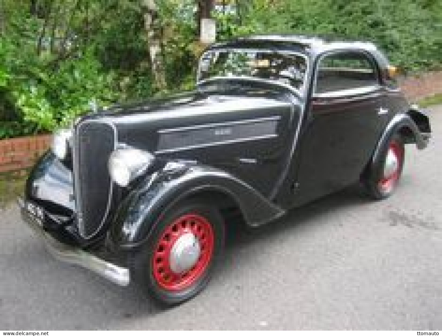 Rosengart Grand Luxe Coupe   (1937)  - Voiture Francaise  - 15x10cms PHOTO - Tracteurs