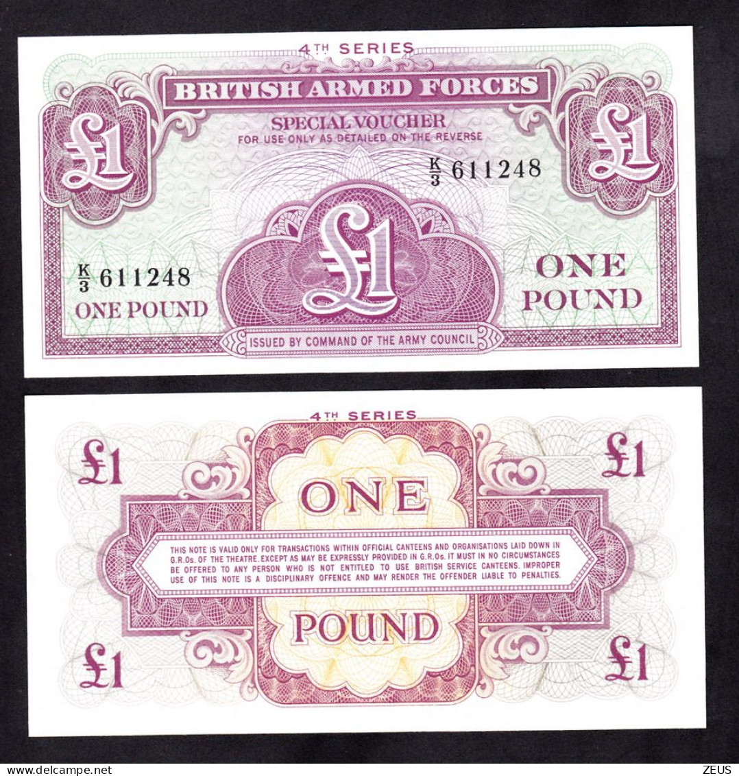 GRAN BRETAGNA 1 POUND 1962 PIK M36 FDS - British Armed Forces & Special Vouchers