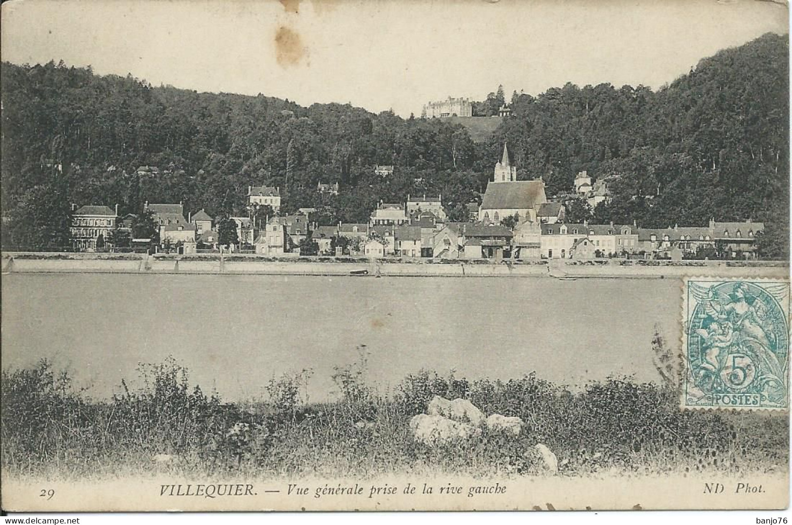 Villequier (76) - Vue Générale Prise De La Rive Gauche - Villequier