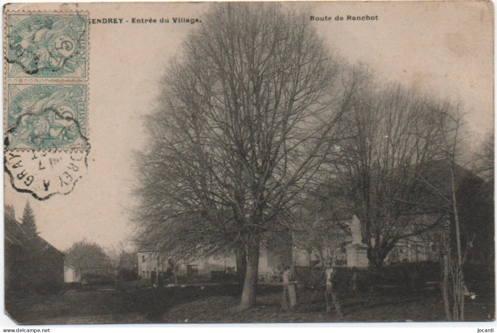 Entrée Du Village, Route De Ranchot - Gendrey