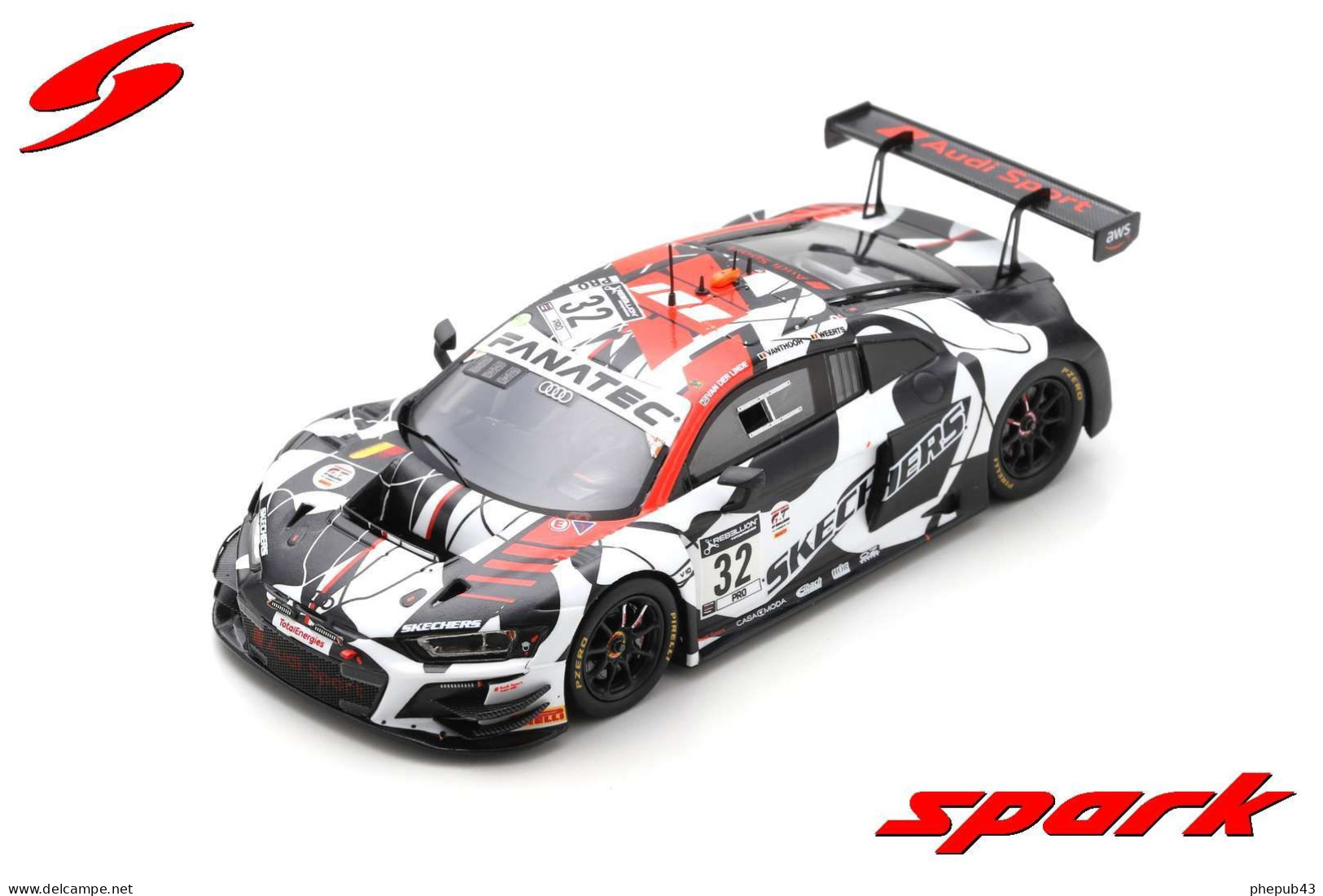 Audi R8 LMS GT3 - Audi Sport Team WRT - 2nd 24h Spa 2021 #32 - D. Vanthoor/K. Van Der Linde/C. Weerts - Spark - Spark