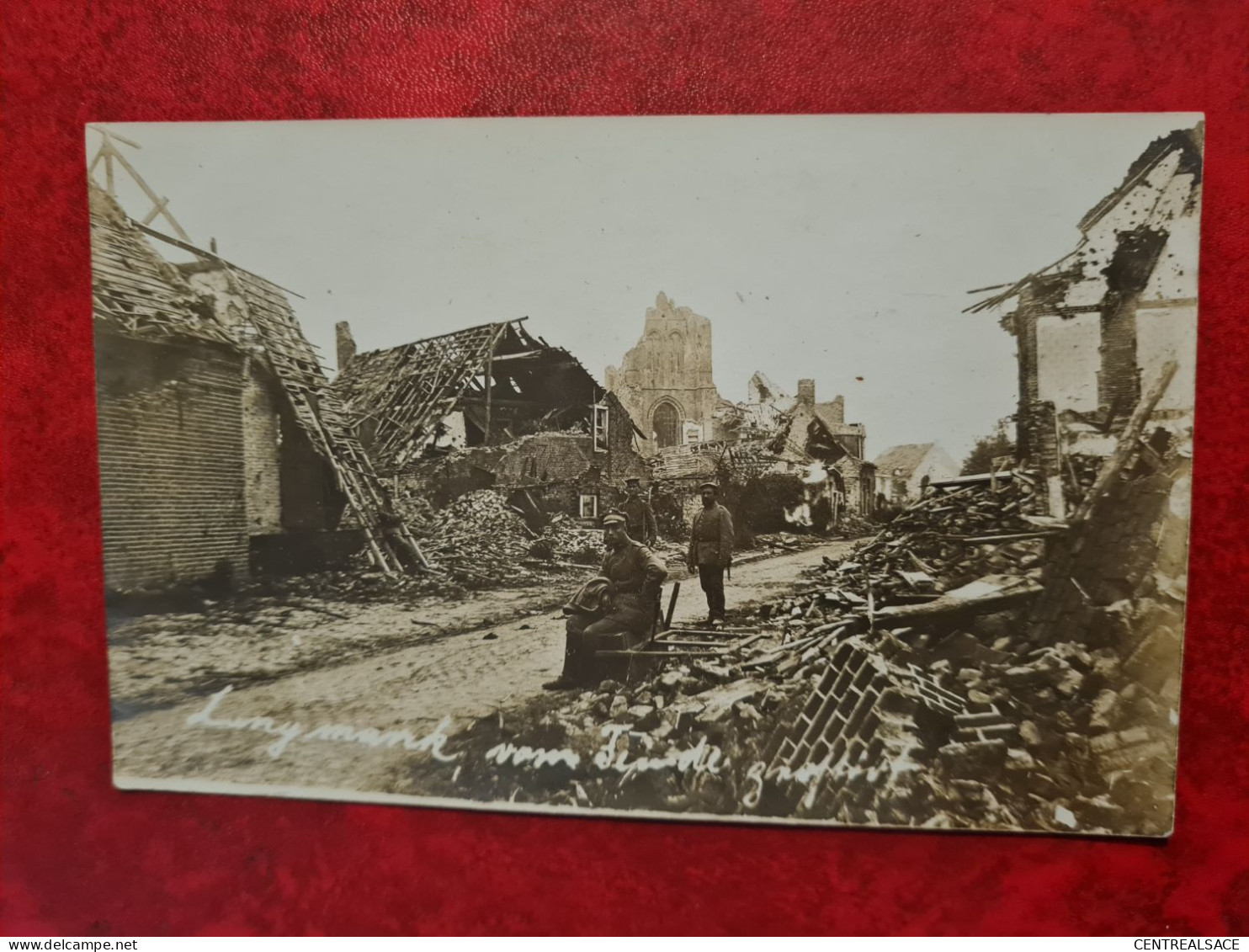 Carte POELKAPPELLE POELCAPELE  LANGEMARK RUINES CARTE PHOTO - Langemark-Pölkapelle