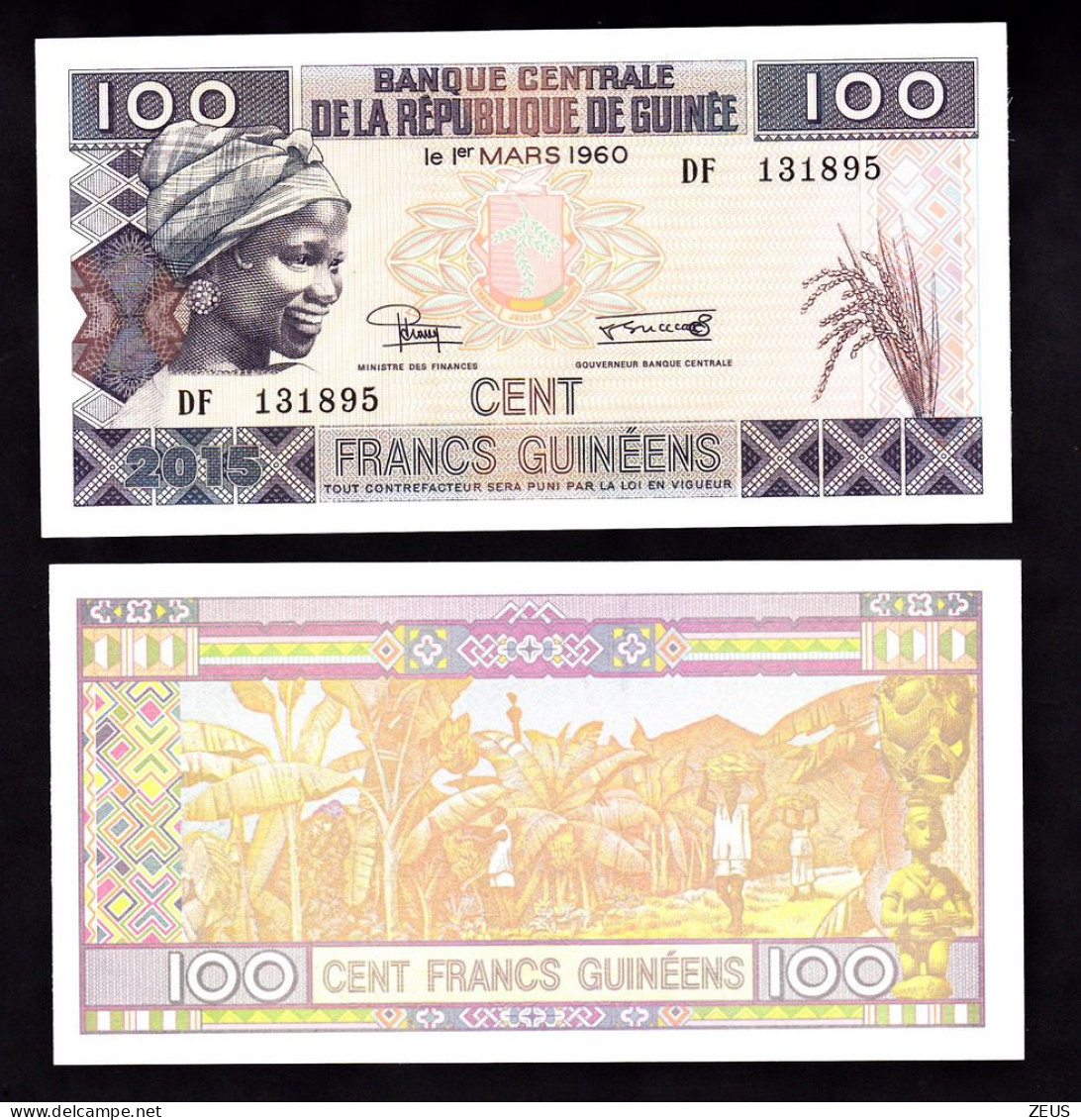 GUINEA 100 FRANCS 2006 PIK 47A FDS - Guinée