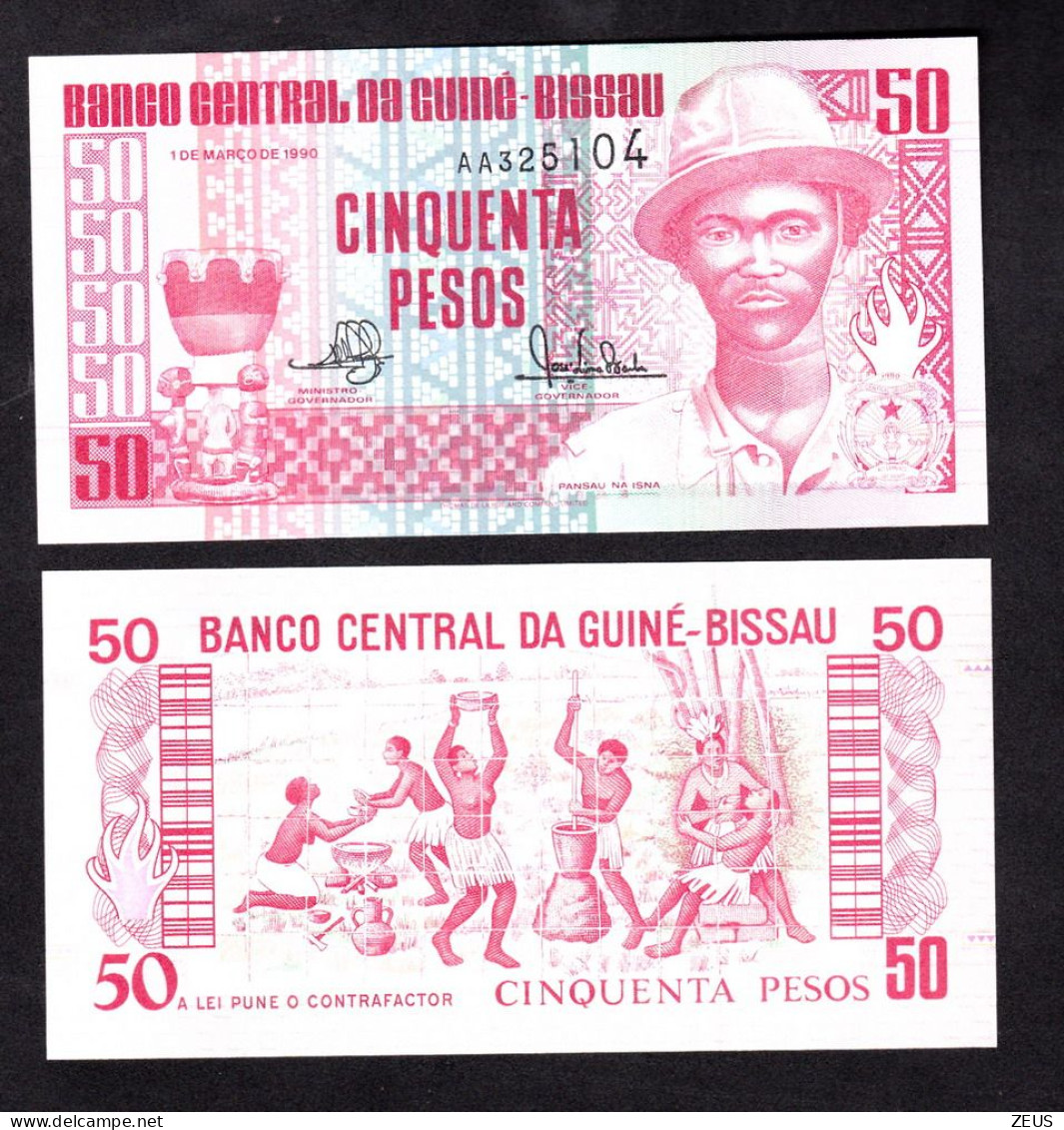 GUINEA BISSAU 50 PESOS 1990 PIK 10 FDS - Guinea-Bissau