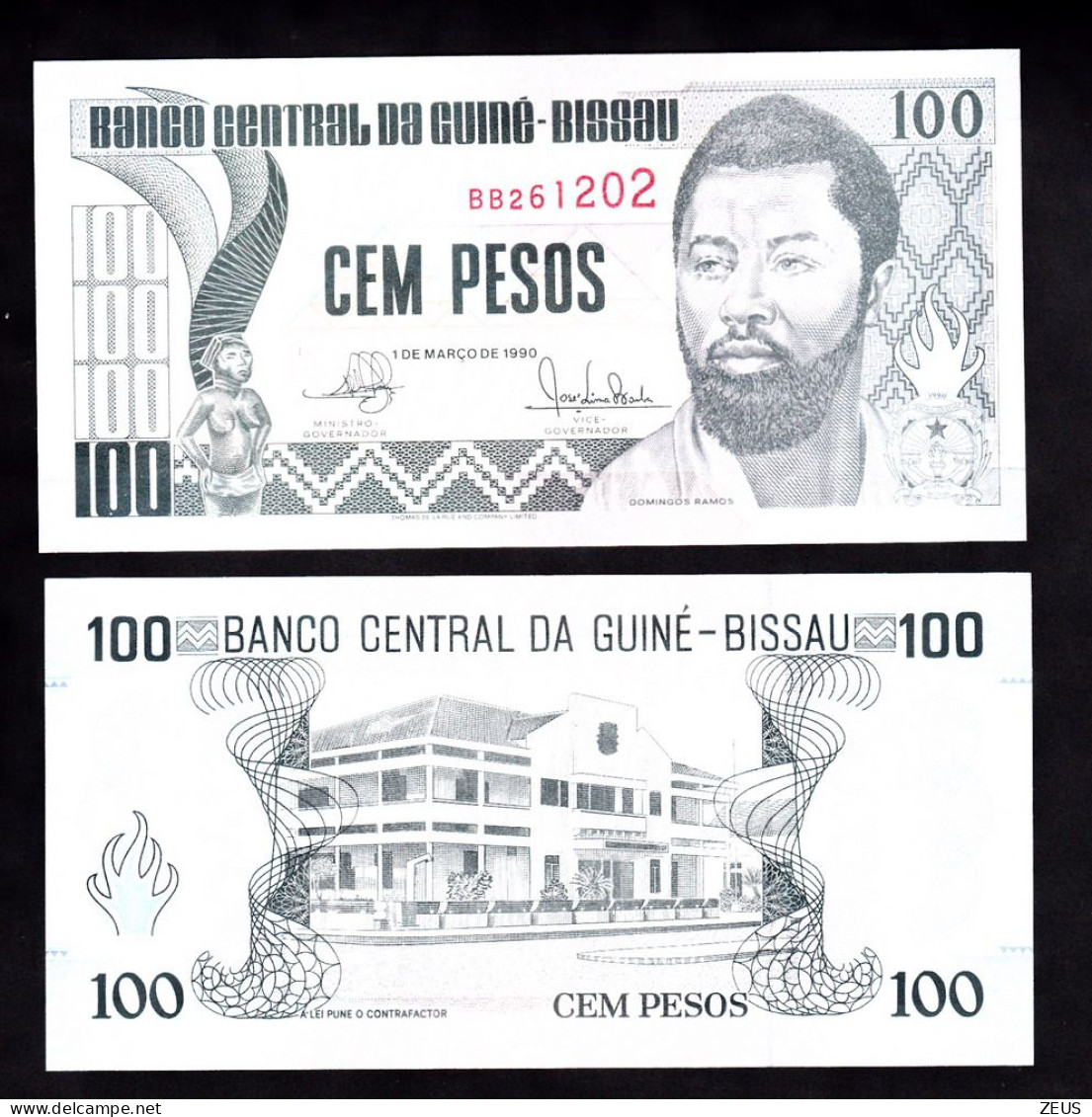 GUINEA BISSAU 100 PESOS 1990 PIK 11 FDS - Guinea-Bissau