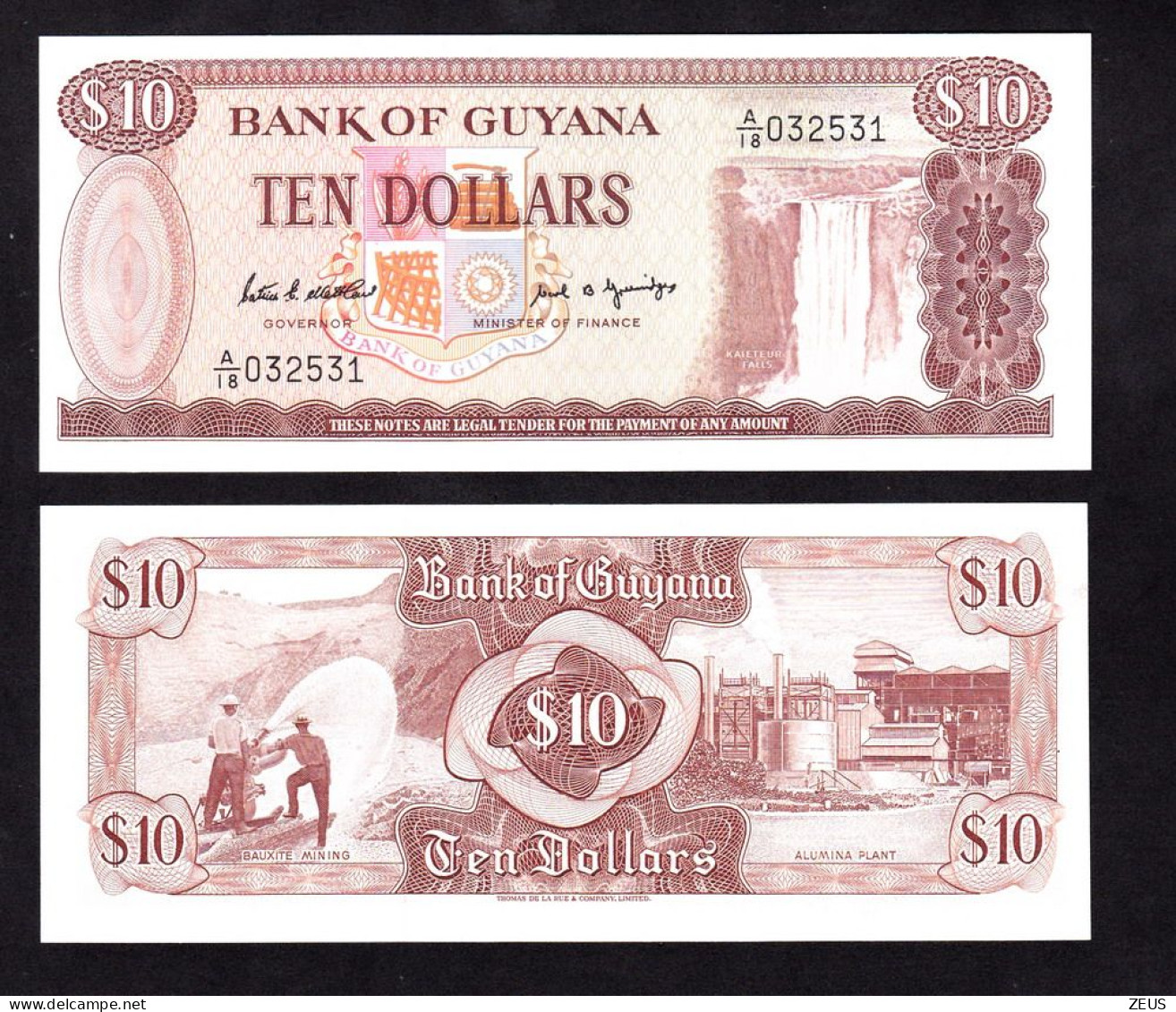 GUYANA 10 DOLLARI 1989 PIK 23D FDS - Guyana
