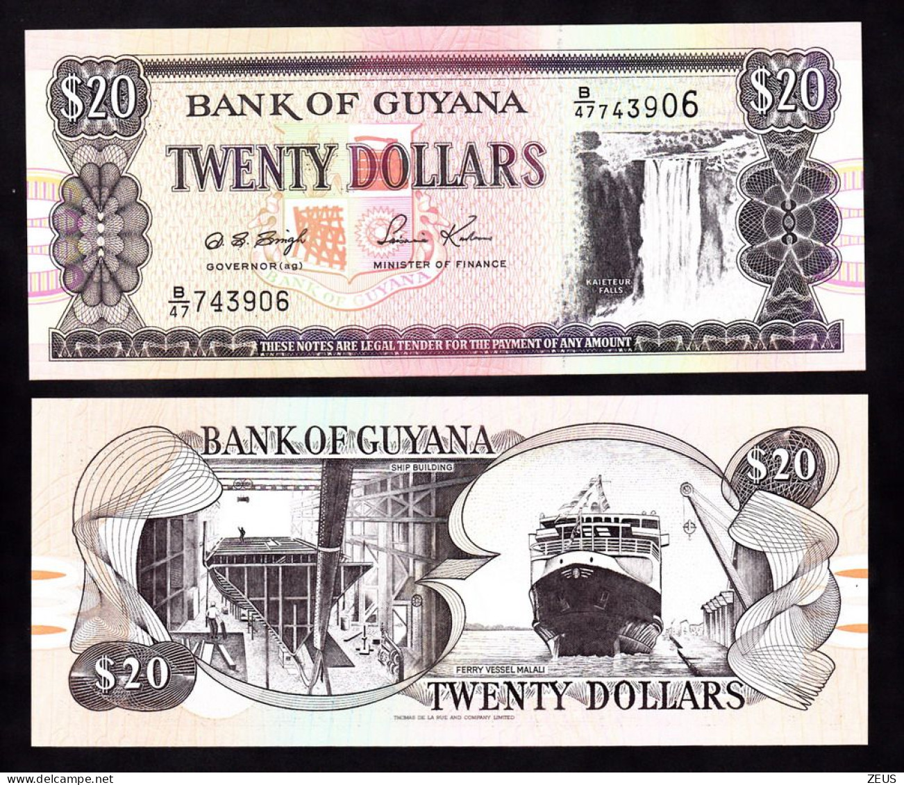GUYANA 20 DOLLARI 1996 PIK 30B FDS - Guyana
