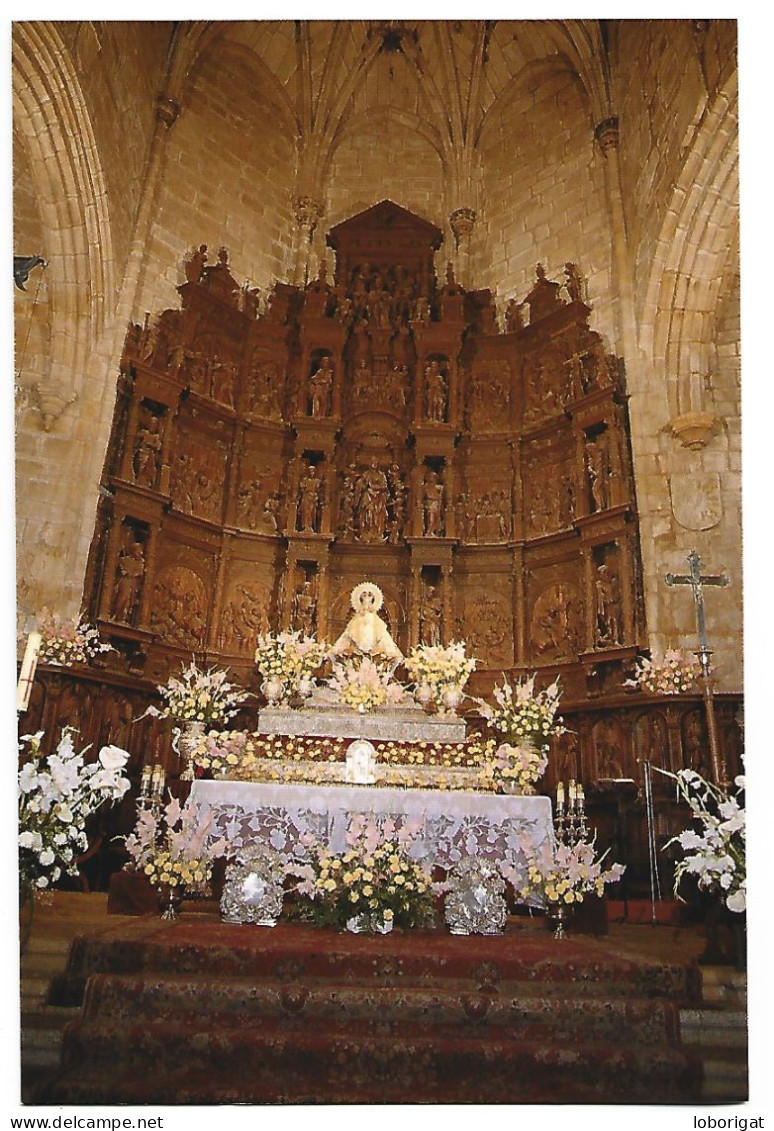 CONCATEDRAL DE STA. MARIA, RETABLO MAYOR,DE ROQUE BALDUQUE Y GUILLEN FERRANT.- CACERES - EXTREMADURA.-  ( ESPAÑA ). - Cáceres