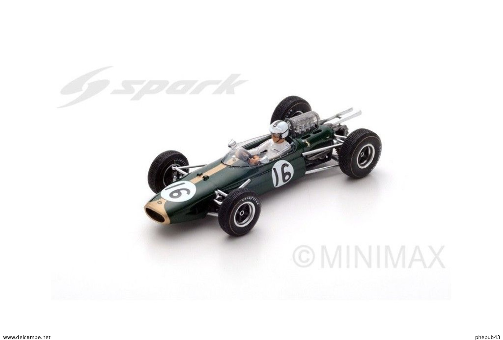 Brabham BT11 - GP FI France 1965 #16 - Denny Hulme - Spark - Spark