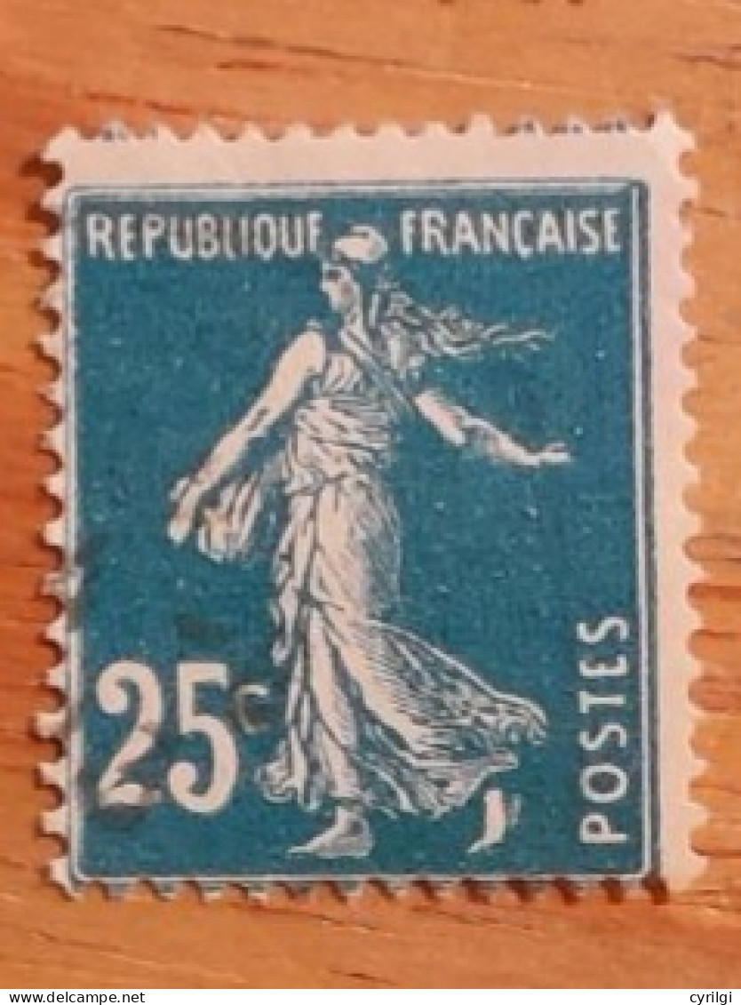 France Yt 140 Piquage Ob - Usados