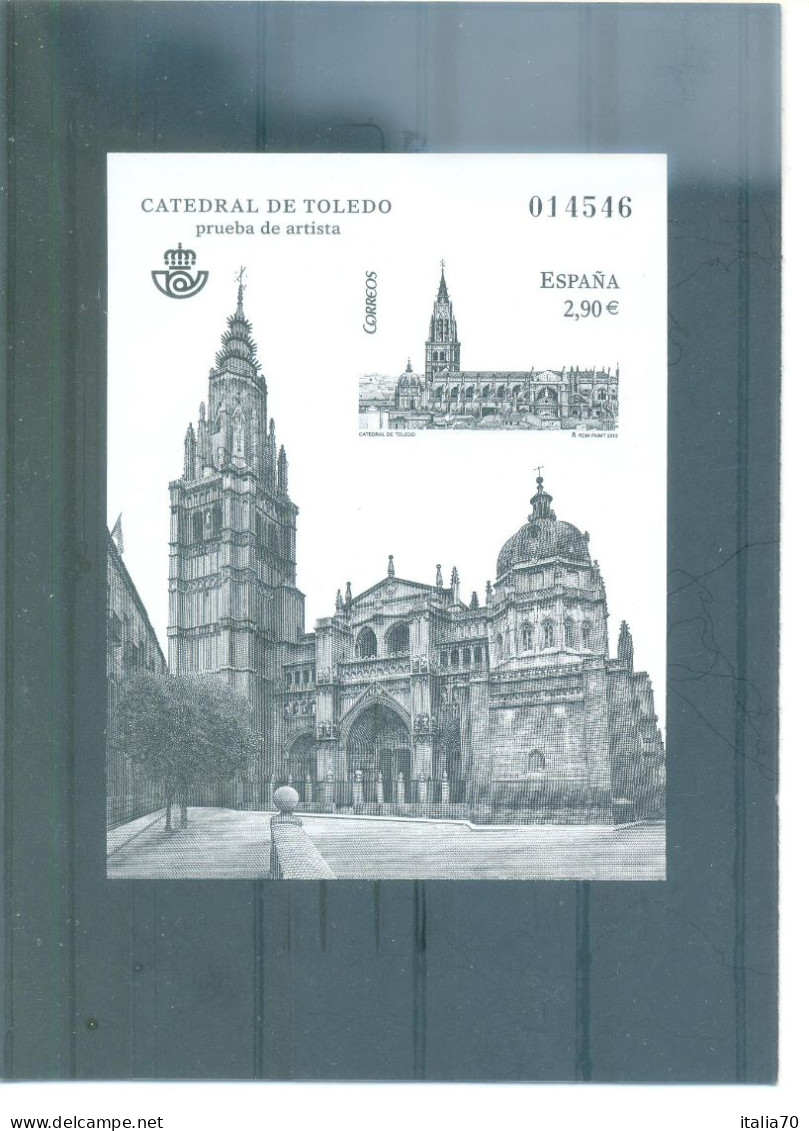 ESPAÑA PRUEBA Nº 108  CATEDRAL DE TOLEDO  2012  EDIFIL - Proofs & Reprints