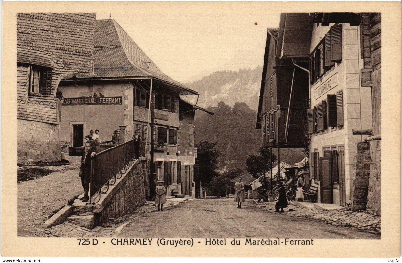 PC SWITZERLAND CHARMEY GRUYERE HOTEL DU MARECHAL-FERRANT (a45611) - Charmey