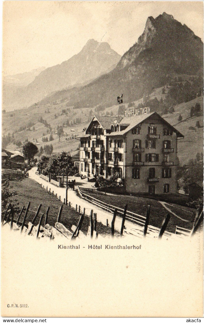 PC SWITZERLAND KIENTHAL HOTEL KIENTHALERHOF (a45670) - Thal