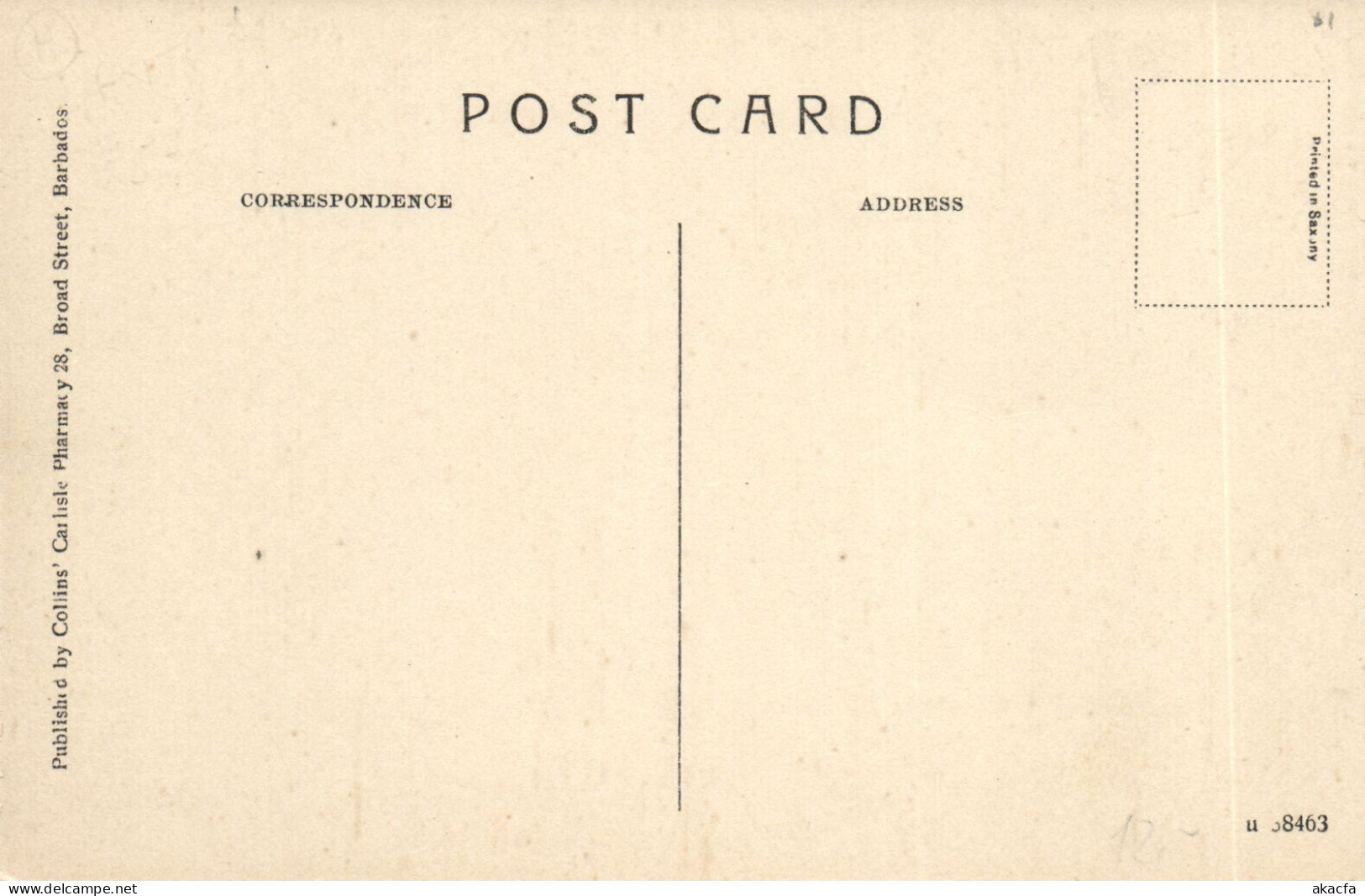 PC BARBADOS, CODRINGTON COLLEGE, Vintage Postcard (b50053) - Barbades