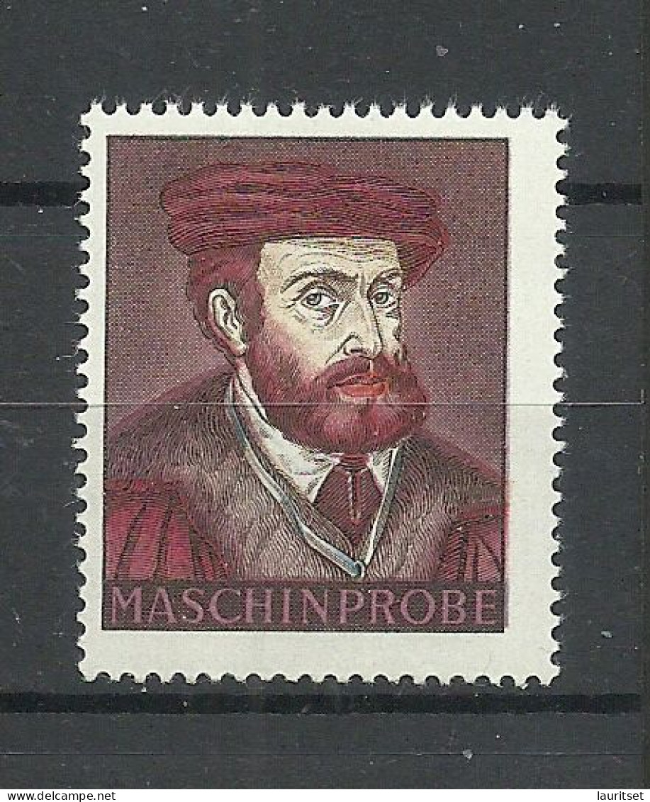 Österreich Austria 1971 Maschinprobe Probedruck Specimen Staatsdruckerei Wien MNH - Proofs & Reprints