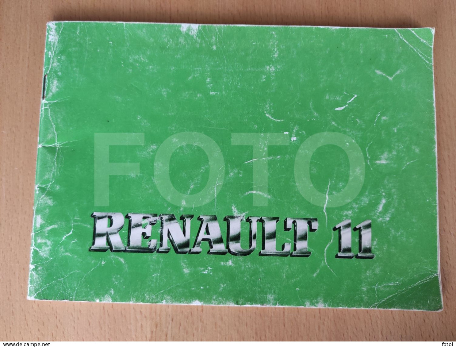 INSTRUCTIONS MANUAL AUTOMOVEL COCHE CAR VOITURE RENAULT 11 PORTUGUESE EDITION - Praktisch