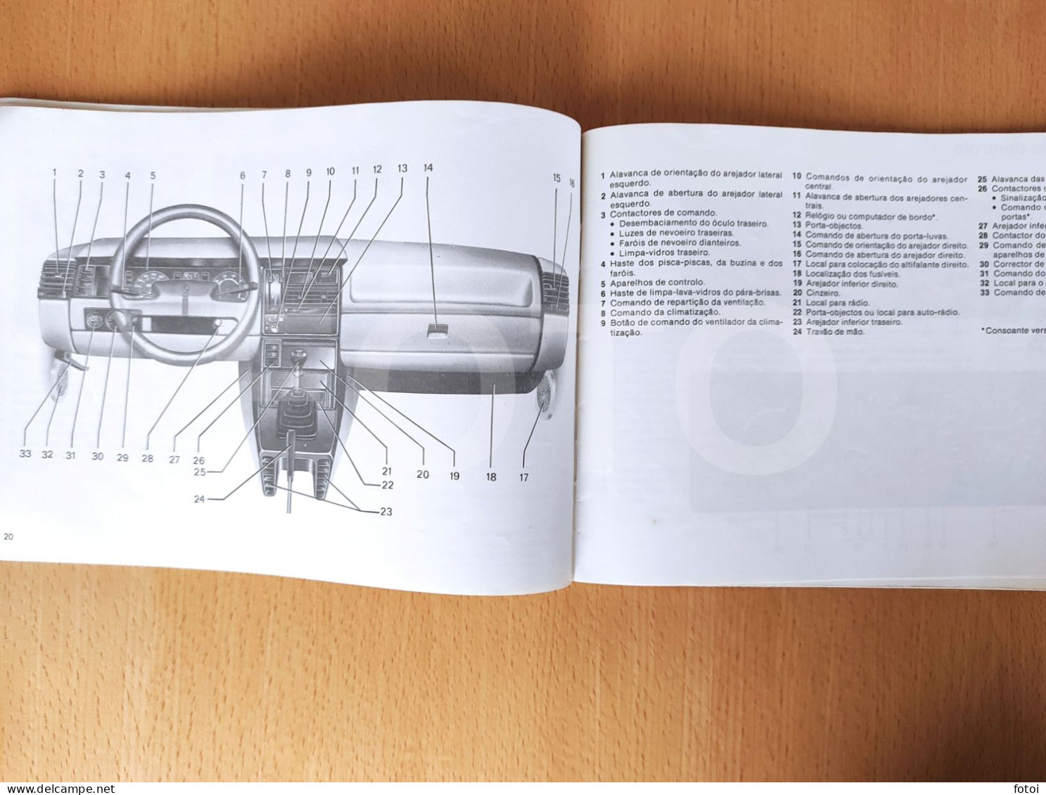 INSTRUCTIONS MANUAL AUTOMOVEL COCHE CAR VOITURE RENAULT 11 PORTUGUESE EDITION - Praktisch