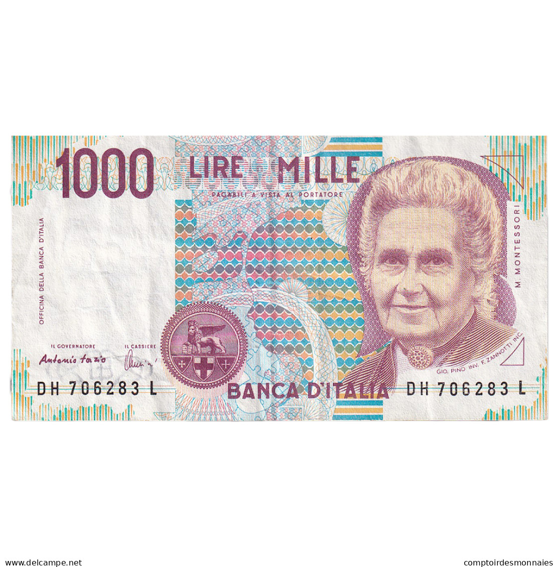 Italie, 1000 Lire, 1990, 1990-10-03, KM:114c, TTB - 1000 Liras