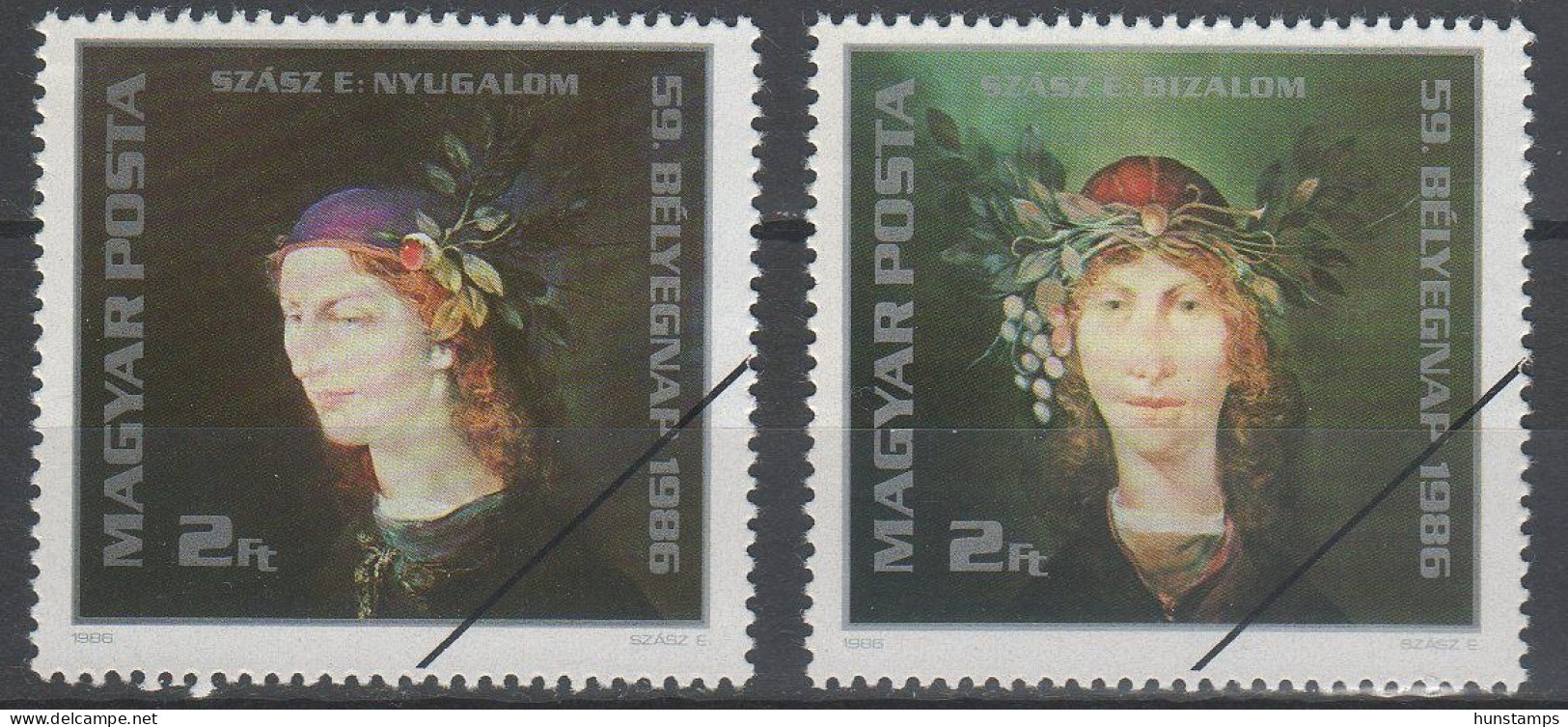 Specimen Sale - Hungary 1986. Stampday Set Michel: 3837-3838 - Sonstige & Ohne Zuordnung