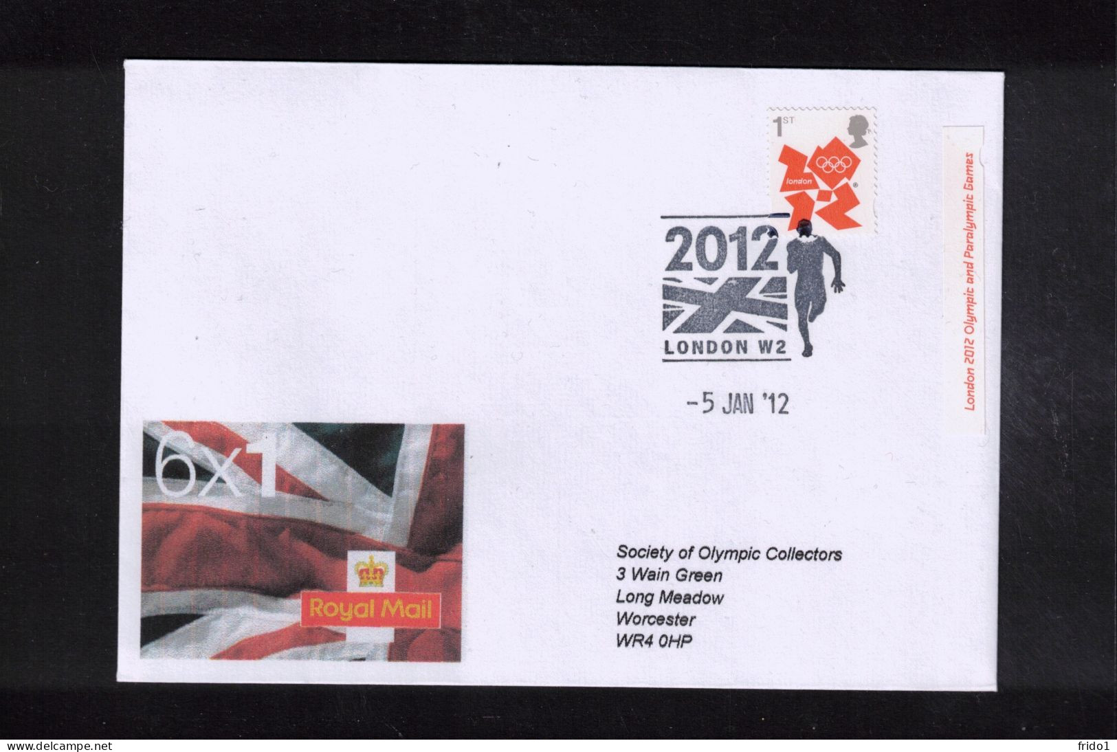 Great Britain 2012 Olympic Games London - Booklet Stamp FDC - Verano 2012: Londres