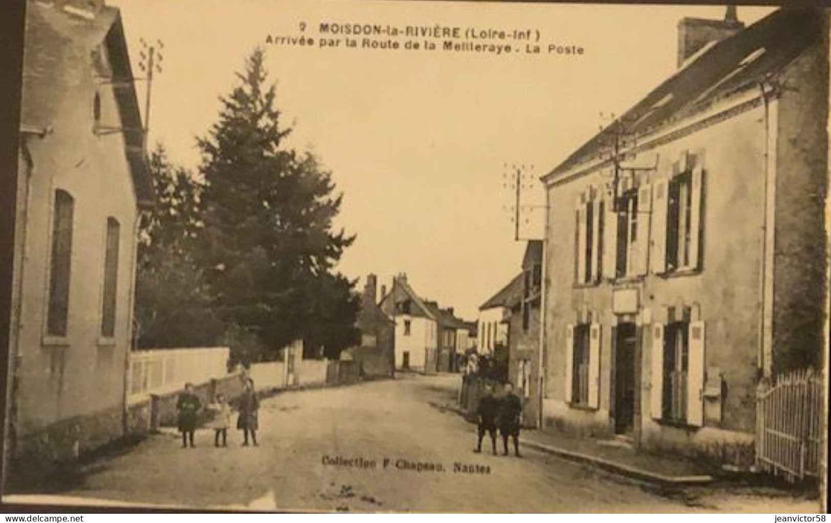 Moisdon-La-Rivière   Arrivée Par  La Route Dela Meillerage  La Poste - Moisdon La Riviere