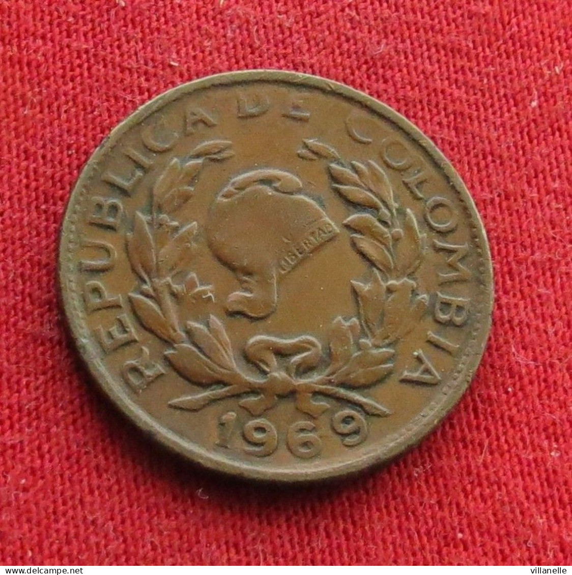 Colombia 5 V Centavos 1969 KM# 372.3 Lt 1460 *VT Colombie - Colombia