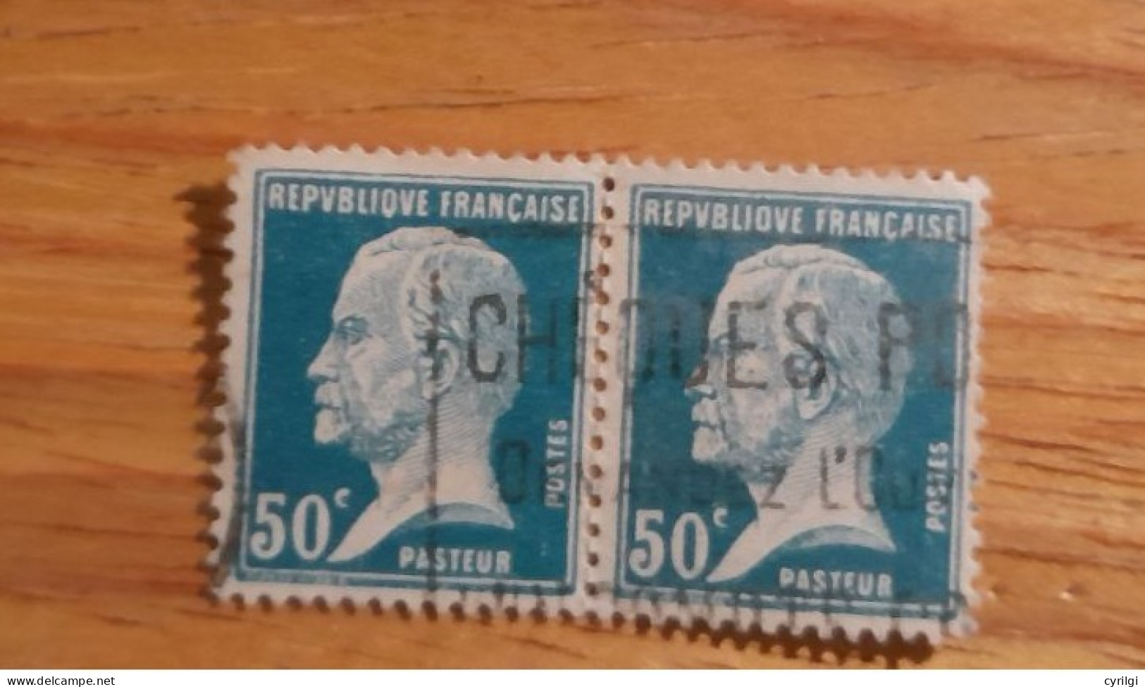 France Yt 176 Anneau Lune Sous Postes Timbre De Droite - Used Stamps