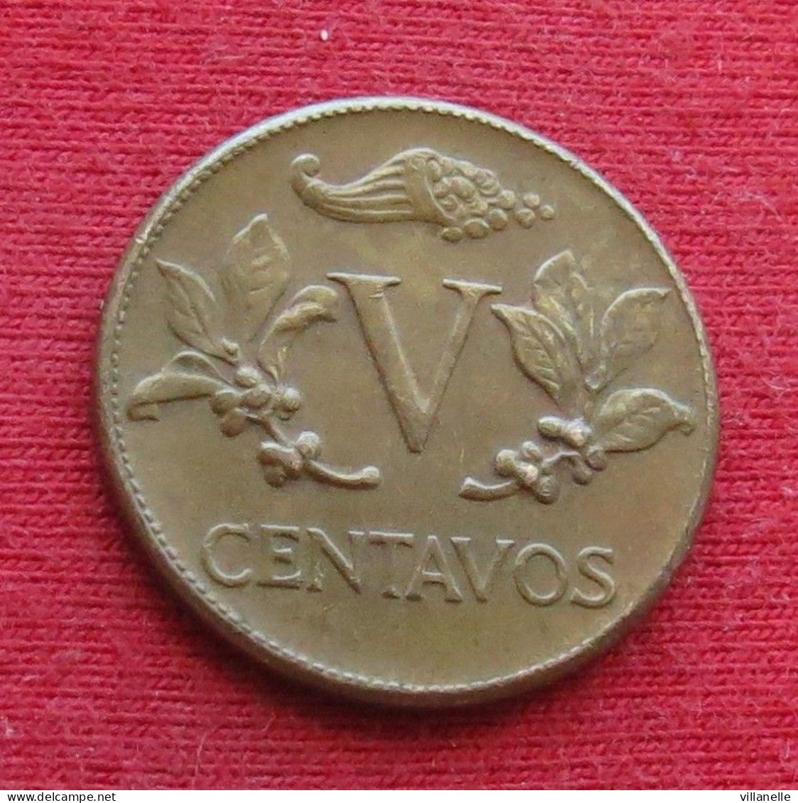 Colombia 5 V Centavos 1961 KM# 206 Lt 1382 *VT Colombie - Colombie