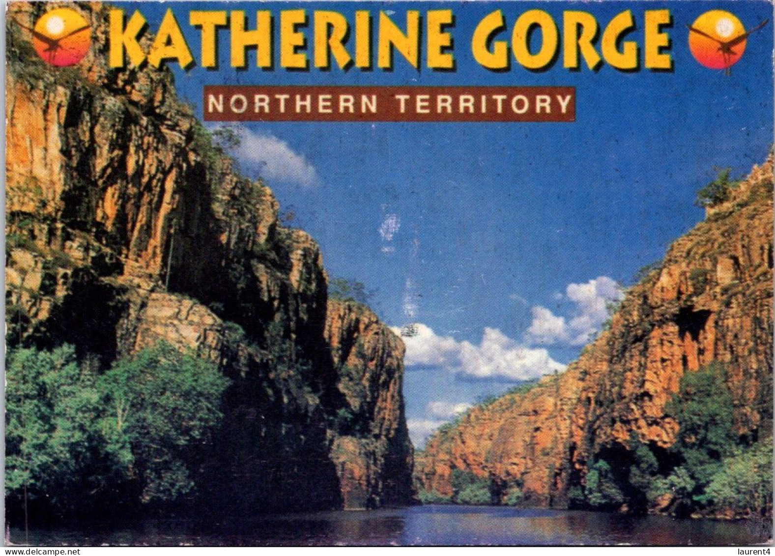 29-10-2023 (5 U 34) Australia - NT - Katherine Gorge (posted With Bird Stamp) - Katherine