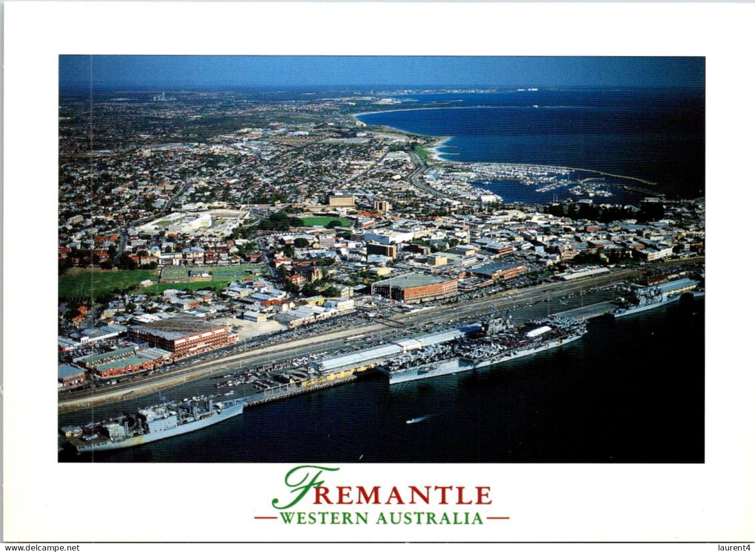 29-10-2023 (5 U 34 A) Australia - WA - Fremantle Harbour Port With US Aircraft Carrier & Warships - Fremantle