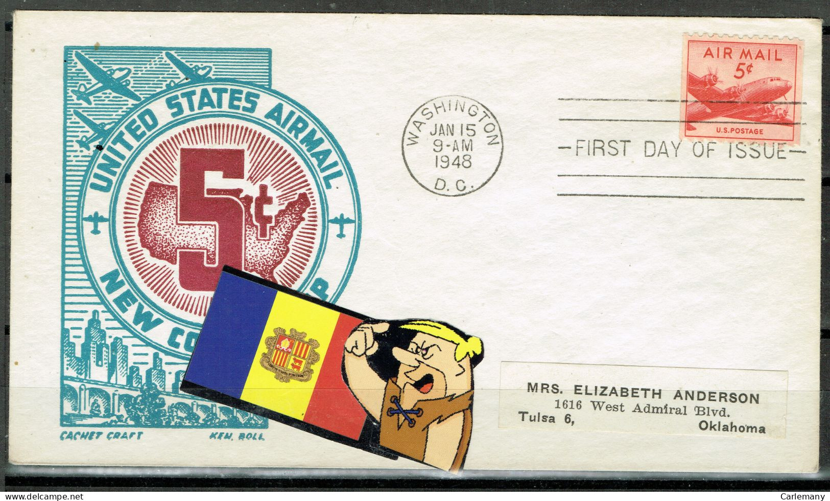 USA COVER 1949 FDC  REF-  6 - Verzamelingen & Reeksen