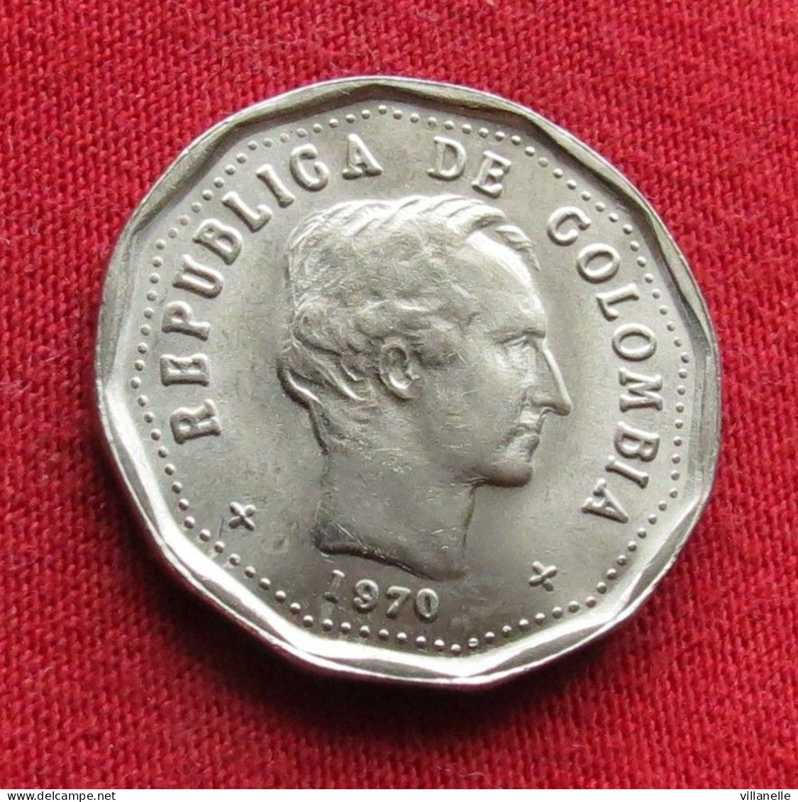 Colombia 50 Centavos 1970 KM# 244.1 *VT Colombie - Kolumbien