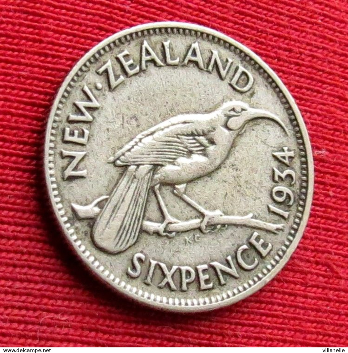 New Zealand 6 Pence 1934 Nova Zelandia Nuova Zelanda Nouvelle Zelande W ºº - New Zealand