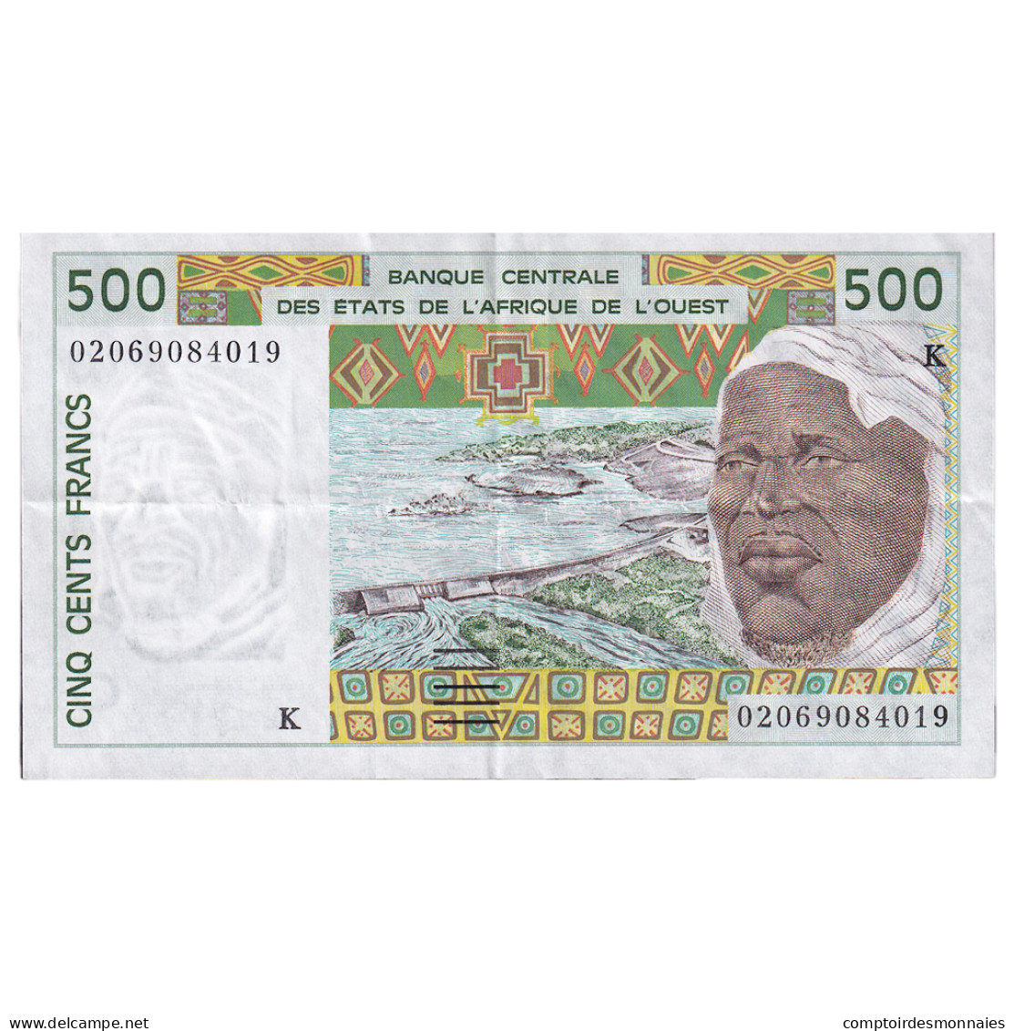 Communauté économique Des États De L'Afrique De L'Ouest, 500 Francs, 2002 - États D'Afrique De L'Ouest