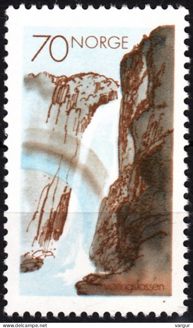 NORWAY 1970 European Nature Protection Year. Waterfall. Short, MNH - Protection De L'environnement & Climat